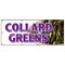 Signmission COLLARD GREENS BANNER SIGN soul food okra chicken cornbread hushpuppies B-96 Collard Greens - alternate 1